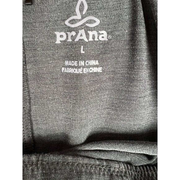 Prana Women's Mariya Shorty Shorts Dark Charcoal Gray Size Large SPF 50+ Stretch - Picture 9 of 12